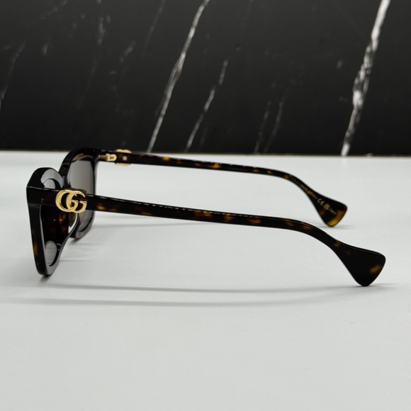 NEW GG1596SK 003 GUCCI HAVANA BROWN UNISEX GUCCI SUNGLASSES - Picture 7 of 13